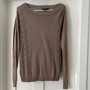 Lulus Taupe Sweater size S Lightweight